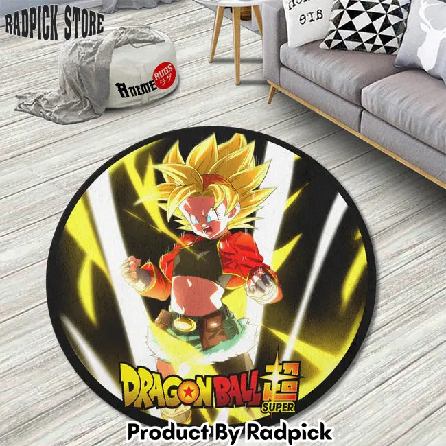 Pan round rug custom dragon ball super super heroes anime circle carpet  rp5958694